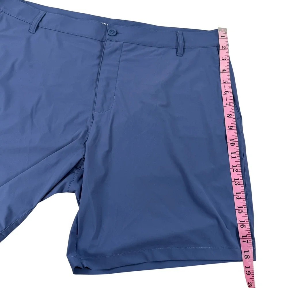 Rhone Resort Short Mens 38 Blue Technical Performance Stretch Golf Shorts 8
